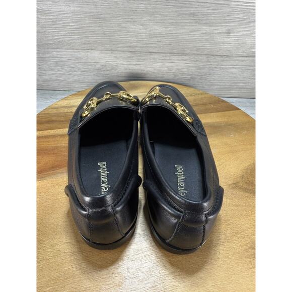 Jeffrey Campbell Leather Loafer Velviteen Matte Black TEXTBOOK Size 5.5 - Picture 5 of 7